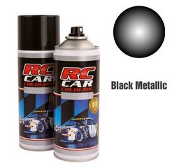 RC Colours Lexan Spray Black Metalic 935 150ml