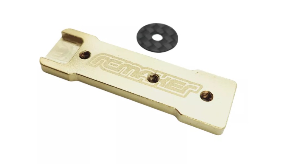 RC MAKER RCM-A800R-RCW - Awesomatix A800R Brass Rear Center Weight 15,5g (1)