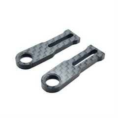 RC Maker HRP-ZX-LE - Horizontal Rear Post Body MountingExtension Plate - Long (39-46mm)