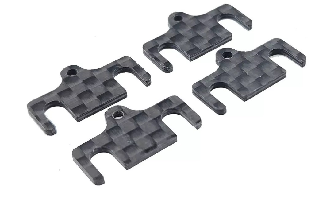 RC MAKER RCM-IRIS-RBMS - Carbon Quick Adjust Rear Body Post Spacers for Iris One