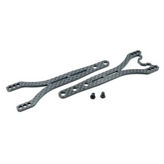 RC Maker SLIMFLEX V2 1.6MM CARBON TWIN TOPDECK SET FOR MUGEN MTC2