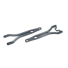 RC MAKER SLIMFLEX 1.6MM CARBON TWIN TOPDECK SET FOR MUGEN MTC2