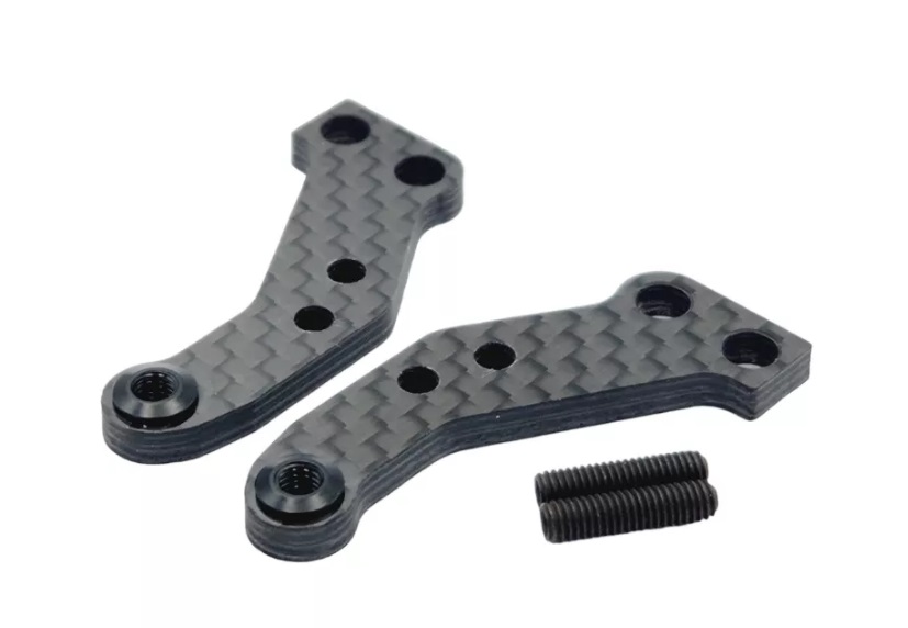 RC MAKER RCM-MTC2R-CSAF - Carbon Front Steering Arms for Mugen MTC-2R (2)