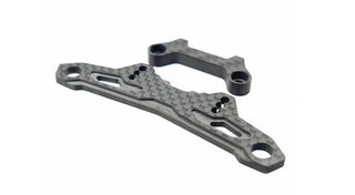 RC MAKER GeoCarbon Bumper Brace with stopper for Xray X4