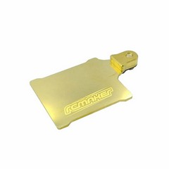 RC MAKER Floating ESC Plate for Xray X4 - Brass (12g)