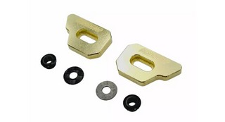 RC MAKER Brass LCG "Weight Shift" adjustable rear Chassis Weights for Xray X4 (12g)
