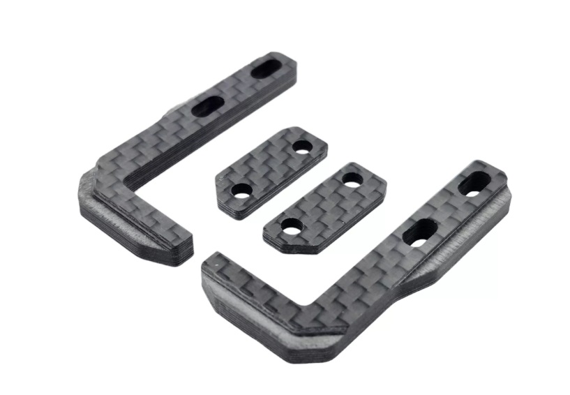 RC MAKER Xray X4-2024 GeoCarbon Battery Mount Set