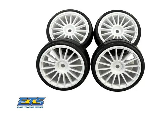 Ride Slick Tires (belted) on 16-Spoke Wheel, Preglued (4)