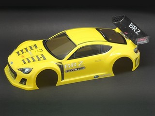 Ride Subaru BRZ Race Concept Bodyshell for M-Chassis Pre-printed - Yellow