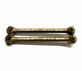 Race OPT Alu. 7075 46mm CVD Drive Shaft with 2mm pin (For MTS T'2, 2pcs)