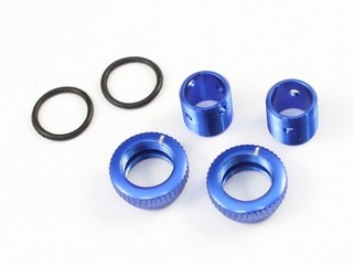 Radtec-Rc Aluminum Body Height Fine Adjuster Set (diameter 6 mm), Blue (2Pz)