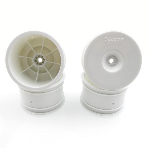 RUDDOG RP-0753 - B7 | XB2 | B74 | XB4 | L1 | LD3 - 2wd/4wd Rear Wheels 2.2" (White | 4pcs)