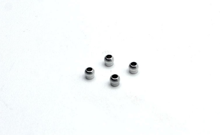 Reflex Racing RX28-051 - RX28 3.55mm Aluminum Pivot Balls For A Arms and Front Shocks