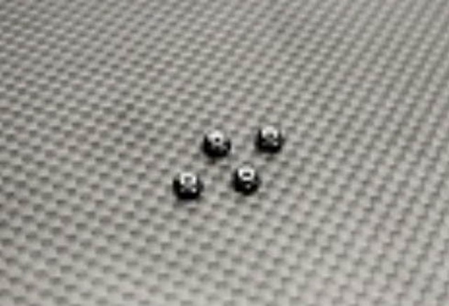 Reflex Racing RX525 - ALUMINUM WHEEL NUTS (BLACK) - 4PCS