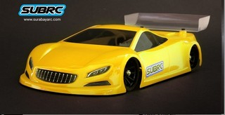 SubRc SBRC-B008 - 1/28 Lexan Touring Body SBX (98mm W/B) - 0.7mm