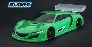 SubRc SBRC-B010 - 1/28 Lexan Touring Body NSX GT3 (98mm W/B) - 0.7mm