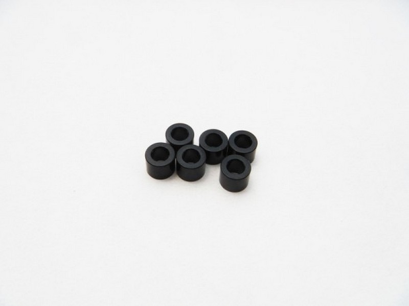 Hiro Seiko HS-48483 - Spacer Set 3.0mm Schwarz M3 (6)