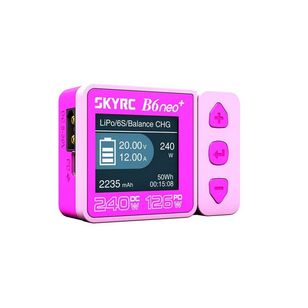 SkyRC 100211-04 - B6neo+ Smart Charger pink LiPo 1-6s 10A 200W