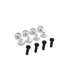 Highest Servo Grommet 4.5mm (8pcs-1setSilver)