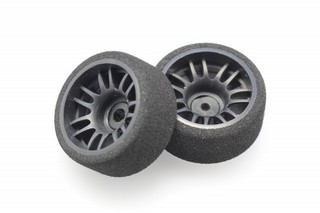 X-Power 11mm Rear Soft Foam Tire Wheel 0 Offset 2pcs