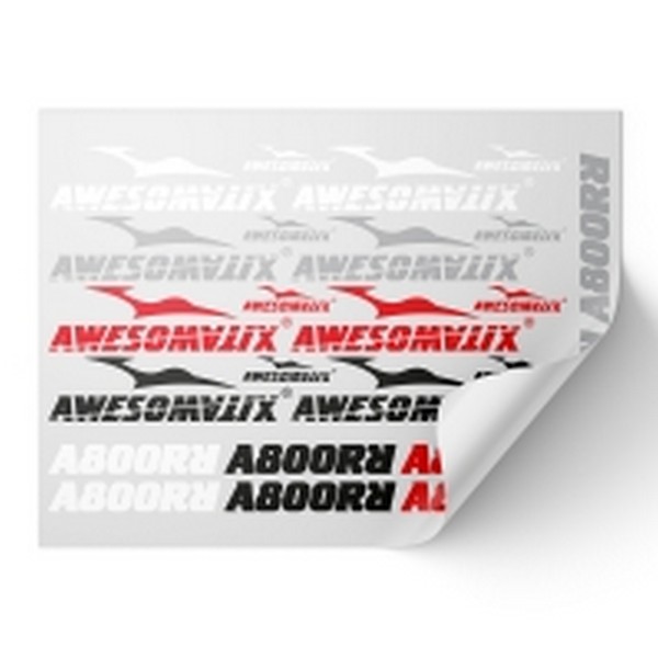 Awesomatix STS-A800RR - Stickers Sheet