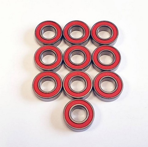 SWORKz SW116006R - Ball Bearing 8x16x5 RED RUbber (10)