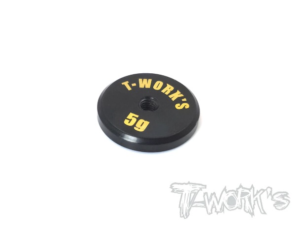 T-Work's TA-066L - Anodized Precision Balancing Brass Weights 5g ( Low C G )