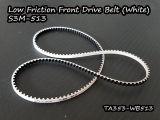 Vigor TA353-WB513 Low Friction Front Drive Belt (White) S3M-513