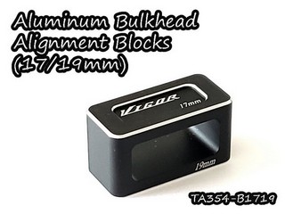Vigor Aluminum Bulkhead Alignment Blocks (17/19mm) - Clicca l'immagine per chiudere