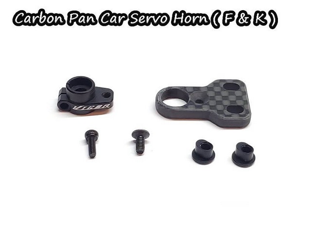 Vigor TA368-SHPK - Carbon Pan Car Servo Horn (K) 23T
