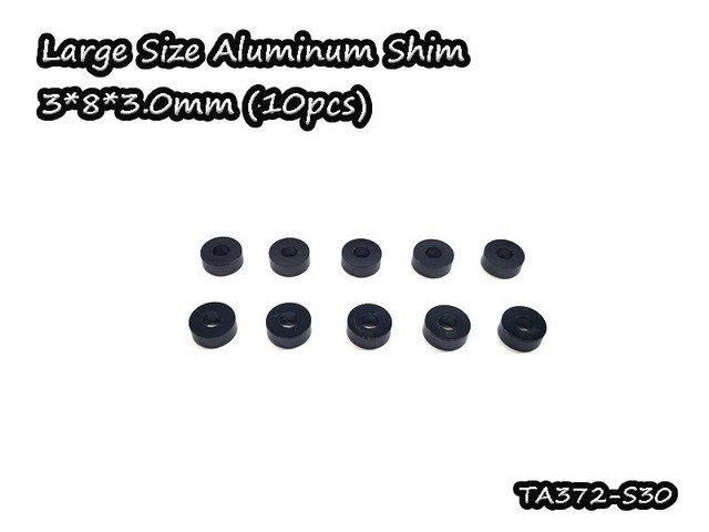 Vigor TA372-S30 - Large Size Aluminum Shim 3*8*3.0mm(10)