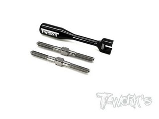 T-Work's TB-220 - 64 Titanium Turnbuckle Set (For Awesomatix A12)