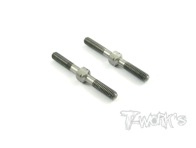 T-Work's TBS-326 - 64 Titanium Turnbuckles 3mm x 26mm