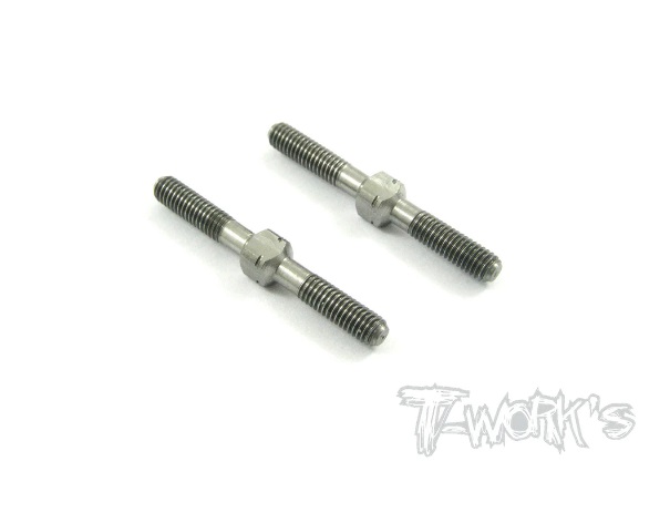T-Work's TBS-328 - 64 Titanium Turnbuckles 3mm x 28mm