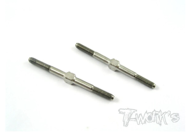 T-Work's TBS-344 - 64 Titanium Turnbuckles 3mm x 44mm