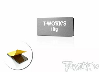 T-Work's TE-207-E - Mugen MTC2 Tungsten Adhesive Type 10g Balance Weight