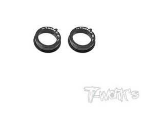 T-Work's TE-222-MTC2-0.5 - Alum. Adjustment Bearing Hub Rise 0.5mm ( For Mugen MTC2 ) 2pcs.