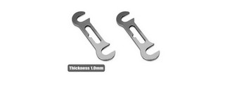 T-Work`s 1mm Front Roll Center Spacer ( For Xray X4 ) 2pcs.