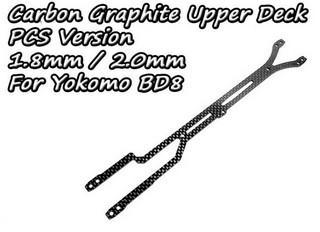 Vigor Carbon Graphite Upper Deck 2.0mm PCS Version For Yokomo BD8 - Clicca l'immagine per chiudere