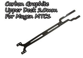 Vigor Carbon Graphite Upper Deck 2.0mm For Mugen MTC1 - Clicca l'immagine per chiudere