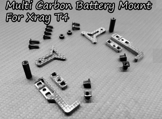 Vigor Multi Carbon Battery Mount For Xray T4 series