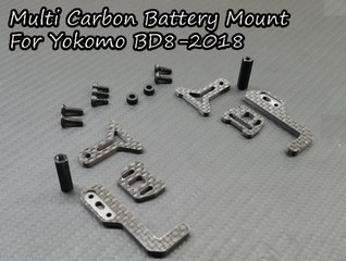 Vigor Multi Carbon Battery Mount For Yokomo BD8-2018