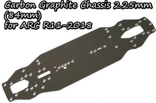 Vigor Carbon Graphite Flex Chassis 2.25mm (width 84mm) for ARC R11-2018