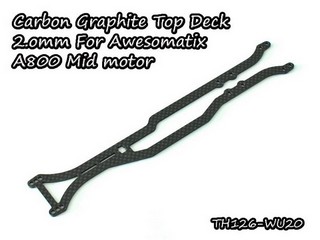 Vigor TH126-WU20 Carbon Graphite Upper Deck 2.0mm for Awesomatix A800X-MMCX - Clicca l'immagine per chiudere