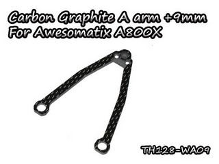 Vigor TH127-WA08 Carbon Graphite A arm +8mm for Awesomatix A800X
