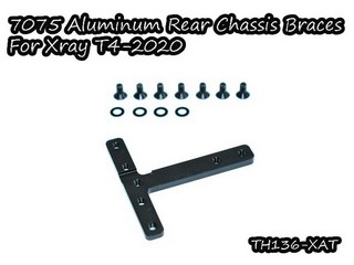 Vigor 7075 Aluminum Rear Chassis Braces for Xray T4-2020