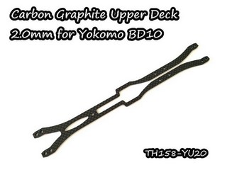 Vigor Carbon Graphite Upper Deck 2.0mm For Yokomo BD10