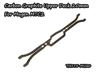Vigor Carbon Graphite Upper Deck 2.0mm For Mugen MTC2 (Std)