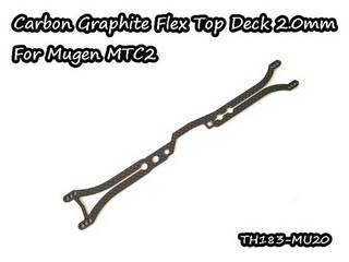 Vigor Carbon Graphite Flex Top deck 2.0mm for Mugen MTC2