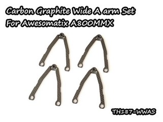 Vigor Awesomatix A800X Carbon Graphite WIDE A arm Set, 2pcs each - Clicca l'immagine per chiudere